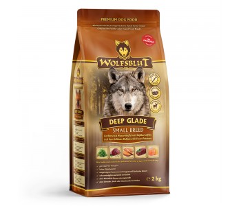 WOLFSBLUT DEEP GLADE SMALL BREED - Месо от благороден елен и воден бивол със сладки картофи 7.5 кг (за малки породи) WOLFSBLUT DEEP GLADE SMALL BREED - Месо от благороден елен и воден бивол със сладки картофи 7.5 кг (за малки породи)